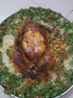 صورة لوصفة دجاج محشي خضار