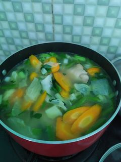 Foto resep Sayur sop ayam