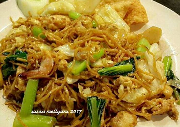 Resep Bakmie goreng seafood 🍤 Anti Gagal