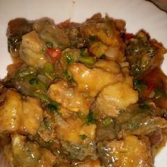 A picture of Egg Manchurian.