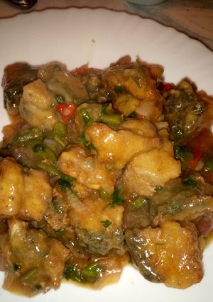 A picture of Egg Manchurian.