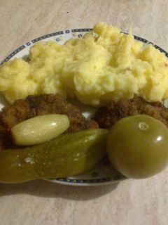 Pácolt máj rántva, burgonyapürével recept fotója