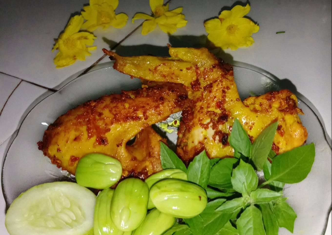 Sayap ayam goreng ungkep