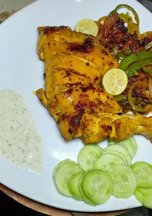 A picture of Steam tikka piece 💯.