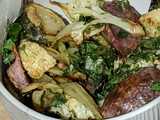 roasted radish salad