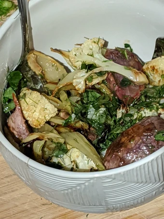 Easy Steps to Prepare Roasted Cauliflower, Fennel &amp; Radish Salad the So Delicious You can take Joss in your mouth