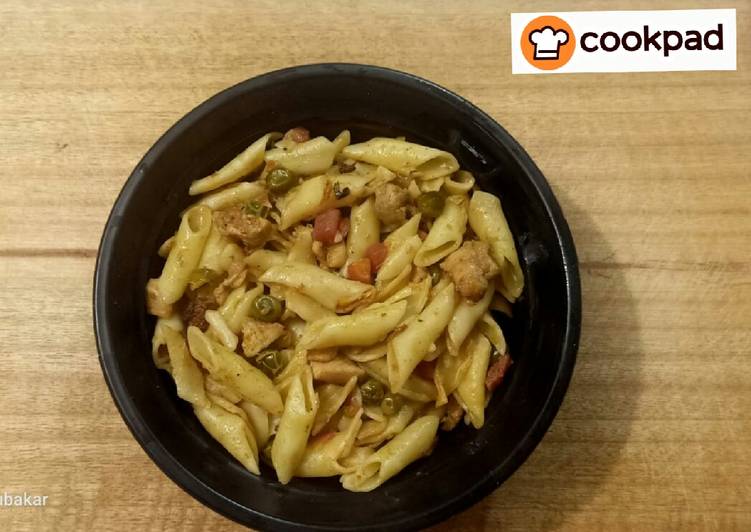 Easiest Way to Prepare Homemade Spicy Vegetable Penne Pasta