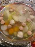 Sup bening baso sosis