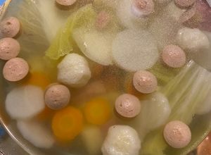Foto resep Sup bening baso sosis