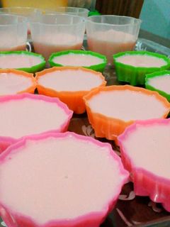 Foto resep Puding susu (uht) + vla vanilla