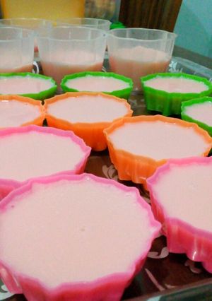 Foto resep Puding susu (uht) + vla vanilla