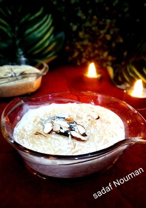 A picture of Sheer khurma.