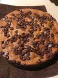 Pan de plátano y chispas de chocolate