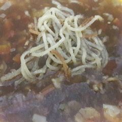 A picture of Manchow soup.