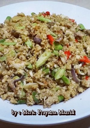 Foto resep Orak Arik Telur Ikan Asin Peda