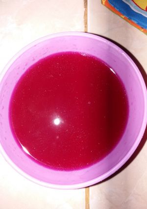 Foto resep Puding buah naga mpasi 8bln