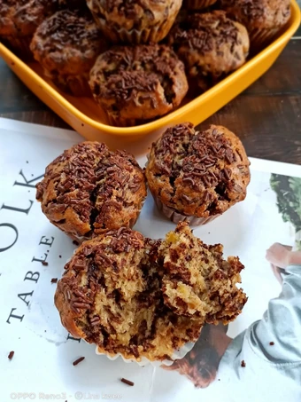 Langkah Gampang Membuat Resep  Banana Muffin (no mixer) yang Lezat Sekali, Sempurna