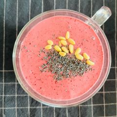 Triple berries smoothie 🫐 A picture of Triple berries smoothie 🫐.