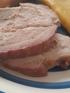 Una foto de Pernil para cena de Navidad