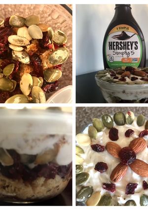 A picture of Dryfruits vanilla mousse.