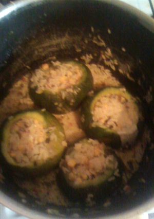 Una foto de Zapallitos rellenos