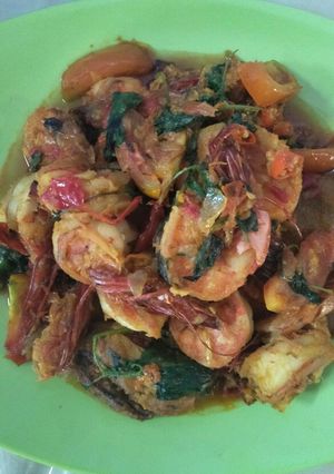 Foto resep Tumis udang kemangi
