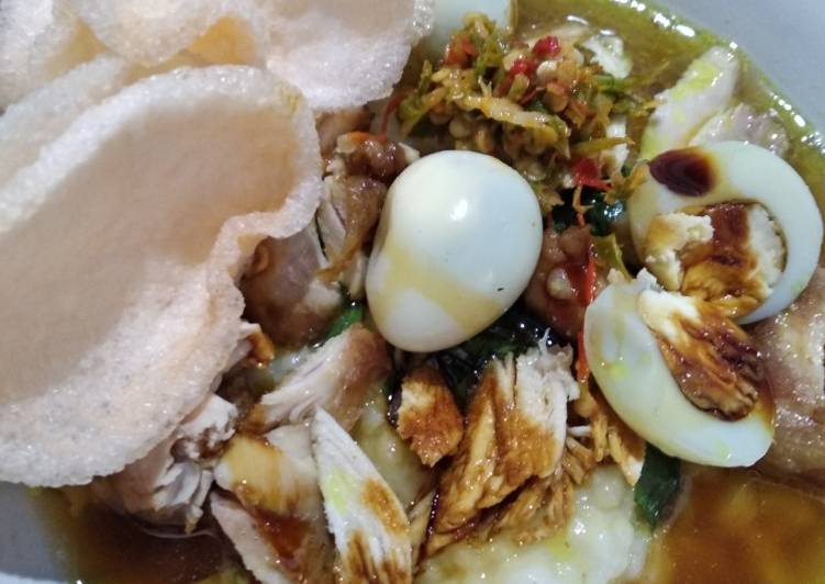 !DICOBA Resep Bubur ayam with love 😀 menu masakan harian