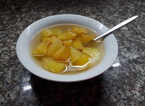 Una foto de Compota de manzana y pera