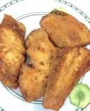 Cá lưỡi trâu Ba Tri  ( Thờn bơn ) chiên giòn