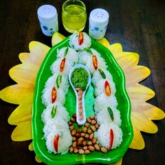 A picture of Vrat wale mini idli.