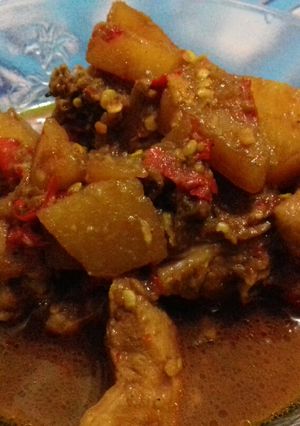 Foto resep Semur Ayam Kentang(Pedas Manis)