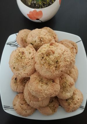 عکسی از دستور شیرینی نارگیلی