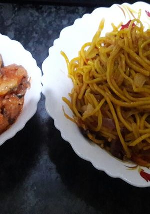 A picture of Nepali aaloodum thuppa.