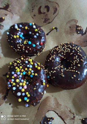 صورة لوصفة دونات الشوكولا🍩🍩