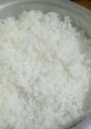 A picture of White rice.