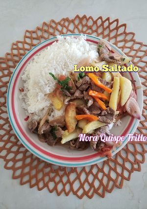 Una foto de Lomo Saltado de Res