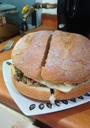 Una foto de Rico sándwich gigante 😋