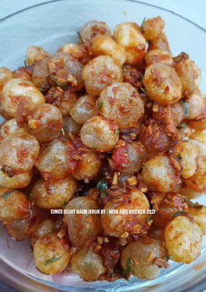 Foto resep Cimol Bojot Daun Jeruk (Takaran Sendok)