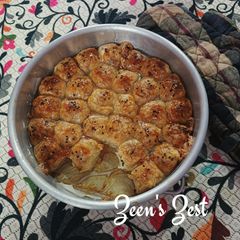 A picture of Puff Pastry Honeycomb Bread.