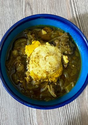 عکسی از دستور خوراک جگر مرغ شمالی (شله قورمه)