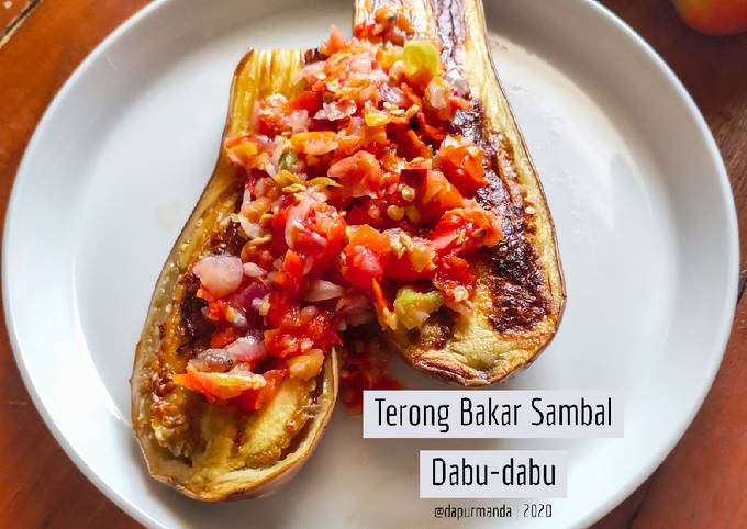 Resep Terong Bakar Sambal Dabu-dabu Anti Gagal
