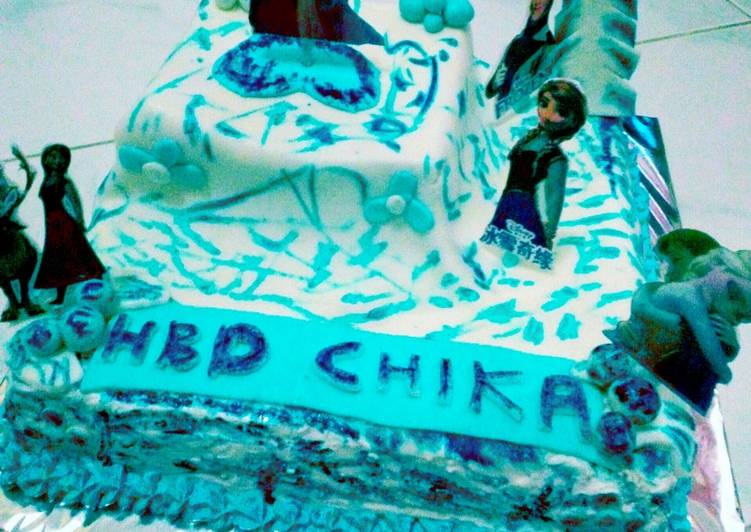 Cara Membuat Frozen Cake yang enak