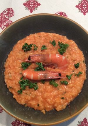 A picture of Shrimp Cream Risotto.