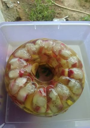 Foto resep Puding Buah