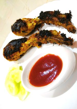রোস্টেড চিকেন(Roasted chicken recipe in Bengali) রেসিপির প্রধান ছবি