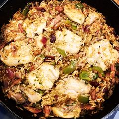 Cuban Chicken & Rice A picture of Cuban Chicken & Rice.