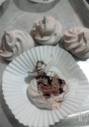 Una foto de Suspiros de chocolate