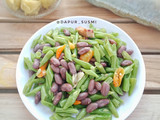Oseng buncis kacang merah