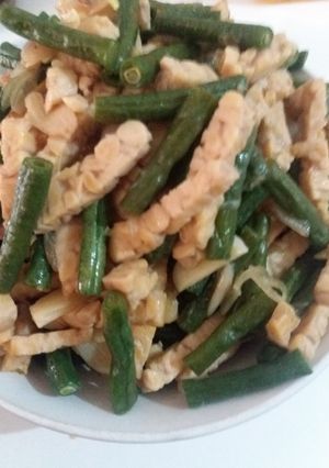 Foto resep Tumis Kacang Panjang  Tempe