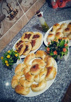 صورة لوصفة معجنات بحشوات مشكلة